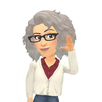 Cartoon illustration of professional counselor with gray hair and glasses waving a welcoming hello