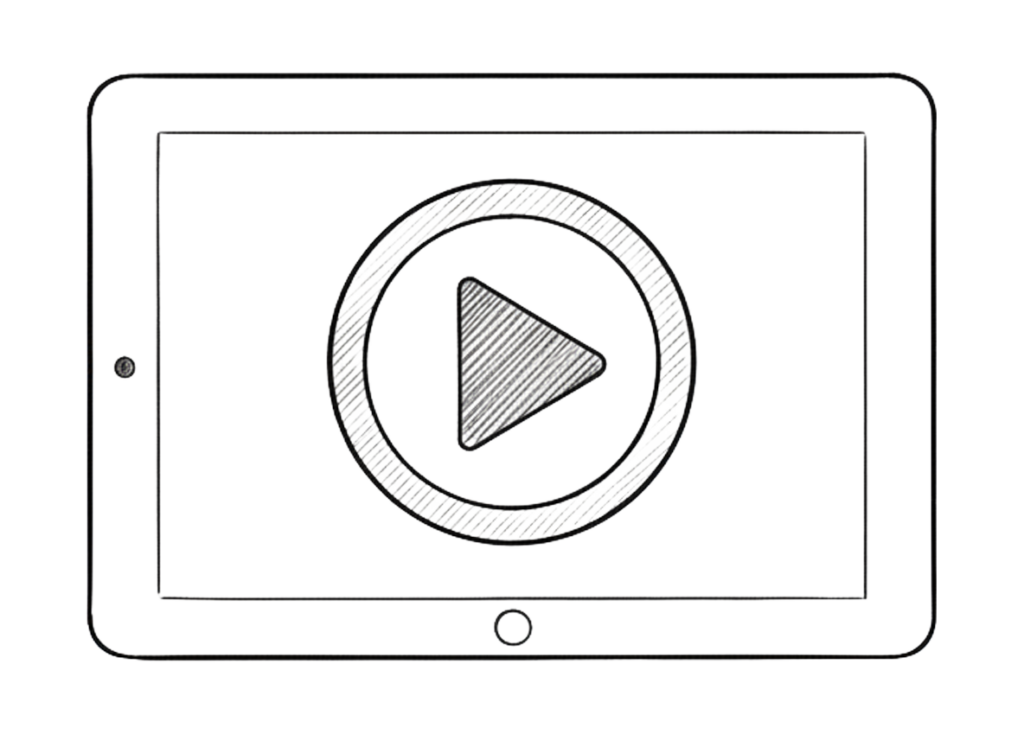 Video play button thumbnail for therapy and counseling educational content